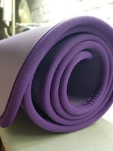 Colchoneta de Yoga antideslizante gruesa, colchoneta de Yoga NBR, cojín deportivo, almohadillas de Pilates con bolsa y Correa, 10mm, 183cmX61cm