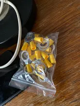 Ring Cable-Wire Insulated-Wire-Connector Electrical-Crimp-Terminal RV5.5-3.5 Yellow 10-12