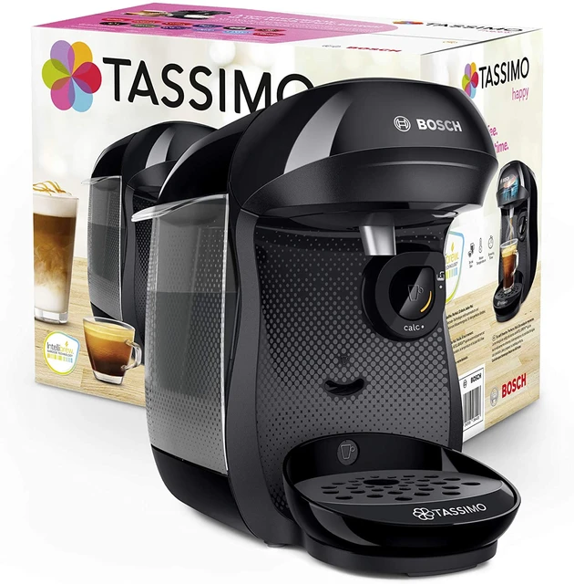 Bosch Tassimo Happy TAS1002N Cafetera Cápsulas Multibebida Negra