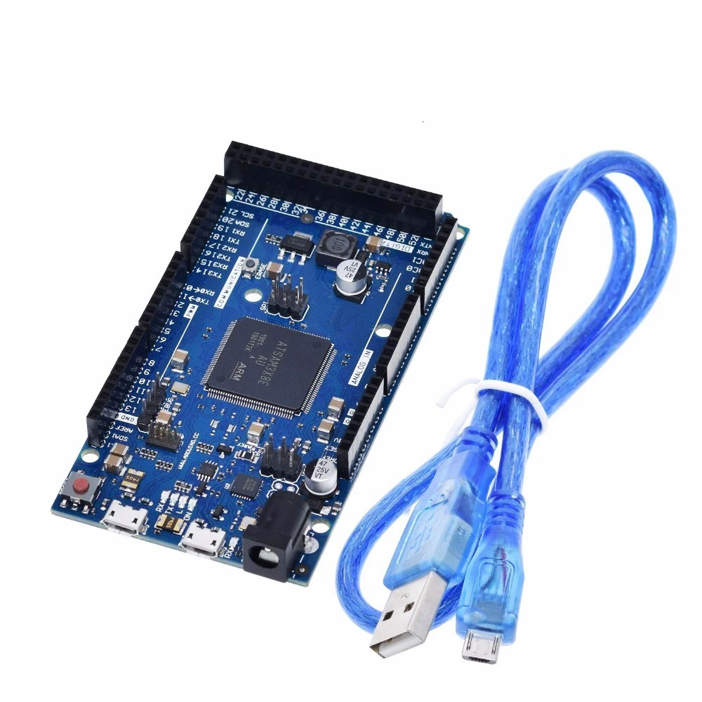 Oficial Compatível DEVIDO R3 Placa SAM3X8E 32-bit ARM Cortex-M3 / Mega2560 R3 Duemilanove 2013 Para Placa Arduino Devido com Cabo