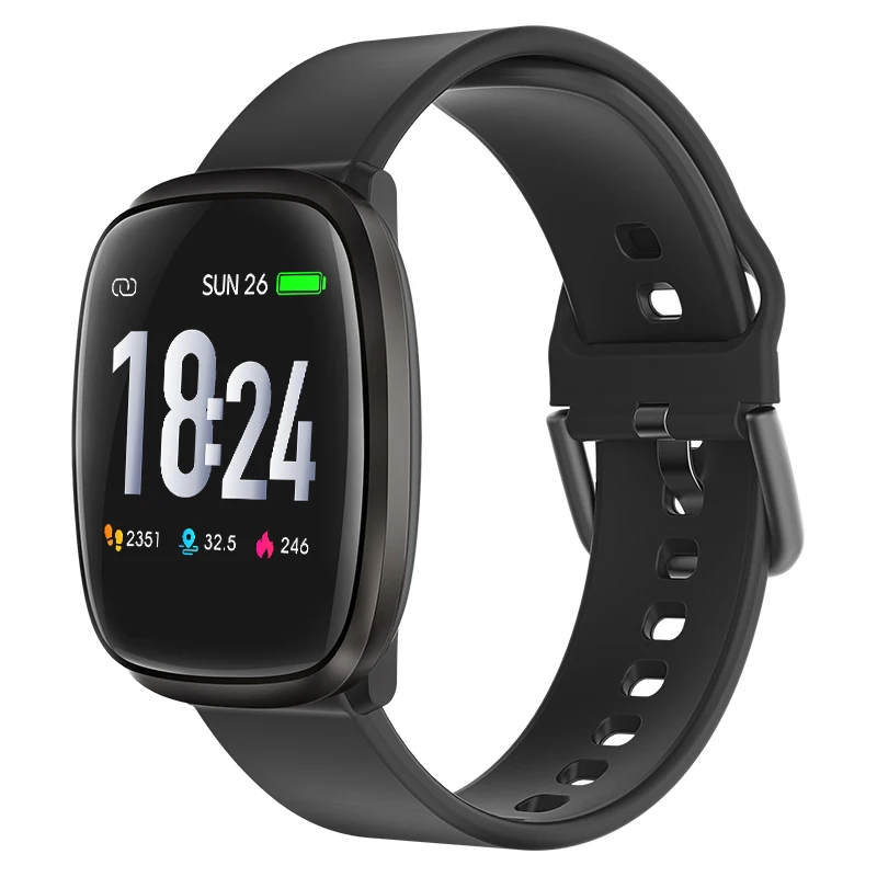 Accalia E102 смарт-браслет, сообщение сердечного ритма, монитор кровяного давления, полный экран, сенсорное устройство для упражнений, смарт-браслет