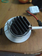 Dimmable LED Downlights Ceiling-Lamp DBF Angle Recessed 220V AC110V 9W 12W 6W COB Round