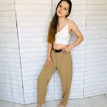 Suit Pants High-Waist Pocket Black Trousers Spring Loose Elegant Female Office Lady Women