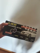 LED DRL Driving-Lights Fog-Lamp Angel-Eyes Pink Universal Yellow Blue 64mm 12V White