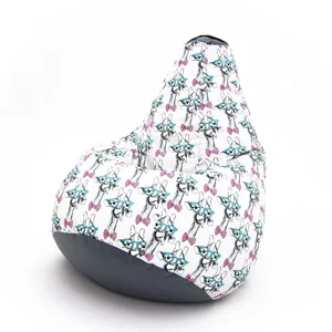 Armchair bag pear Oxford water repellent waterproof rainproof large soft frameless pouf ottoman for Home Cottage