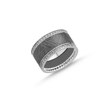 

Silver 925 Sterling Zircon Stone Wedding Ring