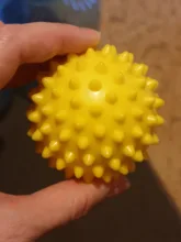 FDBRO PVC de ejercicios Bola de masaje de mano de PVC suela erizo sensorial agarre entrenamiento la bola portátil pelota de fisioterapia 6,5 envío gratis