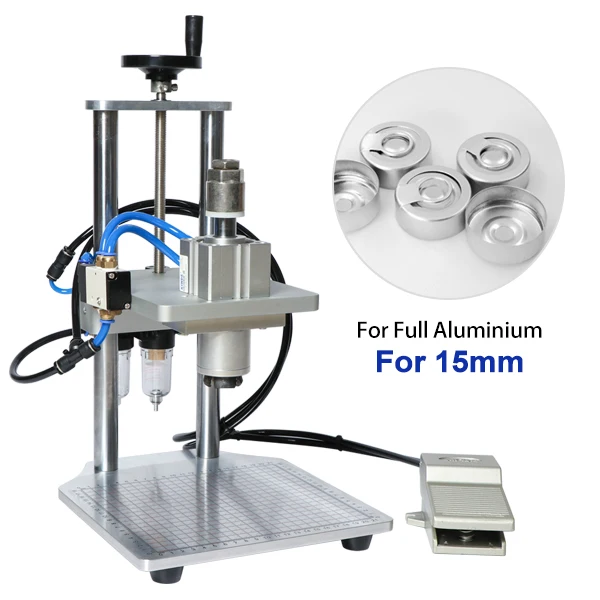 Machine for 15mm ZONESUN пневматическая пероральная жидкость пенициллин антибиотик инъекционный флакон укупорочная алюминиевая пластиковая стеклянная Обжимные Щипцы Для Ампул укупорочная машина - Цвет: Machine for 15mm