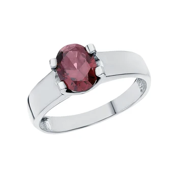 

Silver ring with cubic zirconia sunlight sample 925