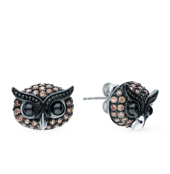 

Silver earrings with cubic zirconia sunlight sample 925