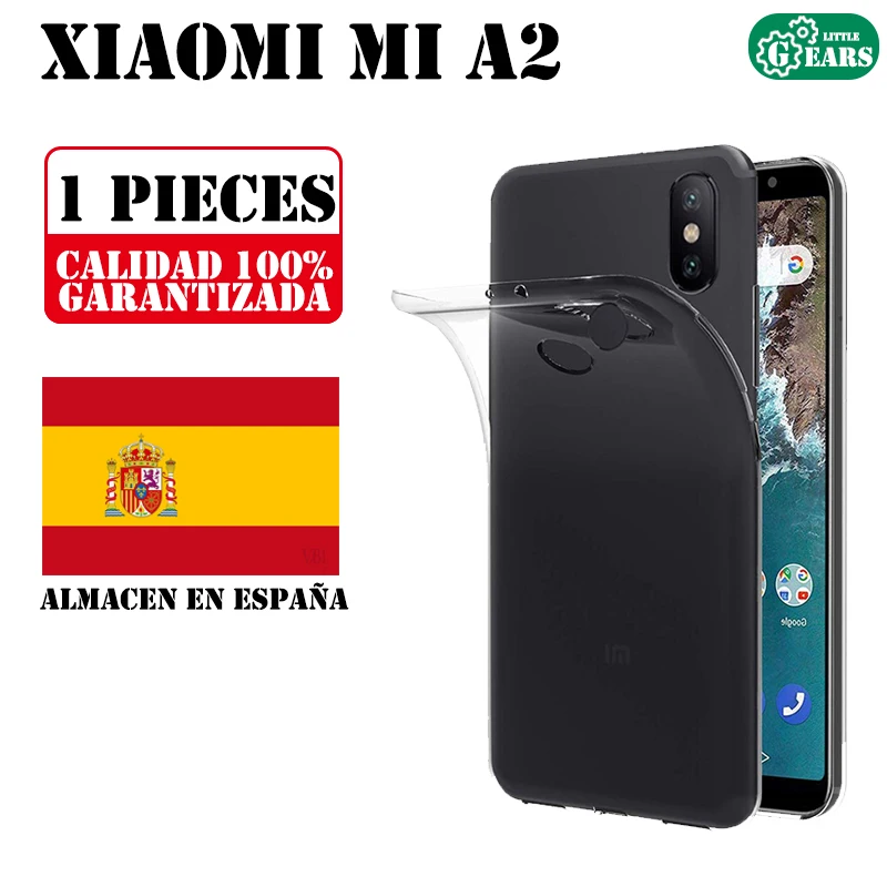 Xiaomi Mi A2 Mi 6X Ultra Sottile Trasparente Custodia In Silicone Cassa Del Gel Di Tpu Anti Protezione Contro Gli Urti E Resistente Dirt