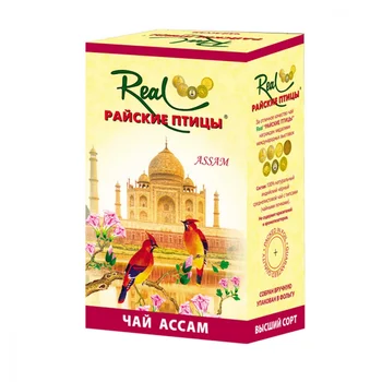 

Real Tea "Paradise Birds", leaf black Indian "Assam", 100 gr