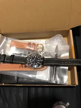 MAIKES-correa de cuero genuino para reloj, 20mm, 22mm, 24mm, accesorios para relojes DW, Galaxy Watch Gear s3