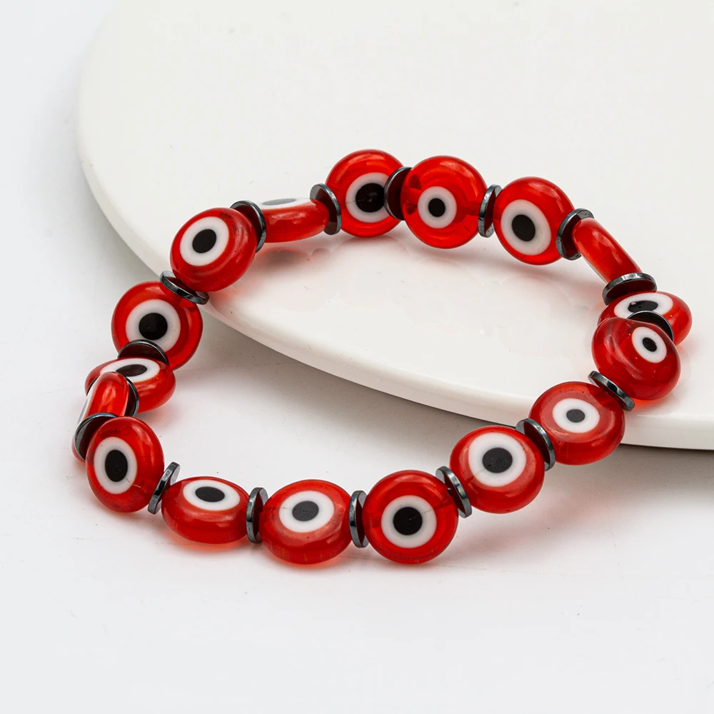 MEIBEADS 1 шт. модные 7 стилей сглаза браслеты из бусин гематит разделители для ювелирных изделий для женщин