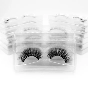 

Damepapil 10/20/30/50/100 Pairs Faux Mink Wholesale Lashes Full Strip Hand Made 14/16/18mm 50 Pairs 3d Mink Lashes Wholesale