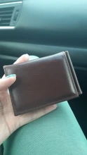 Billetera con Clip para billetes de cuero para hombre, billetera con cierre magnético, tarjetero de crédito, monedero de diseño corto para negocios, gran oferta