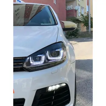 

Mirror Cover Bat Mirror Cover Volkswagen Golf 6 Piano Black 2 pcs Left-Right