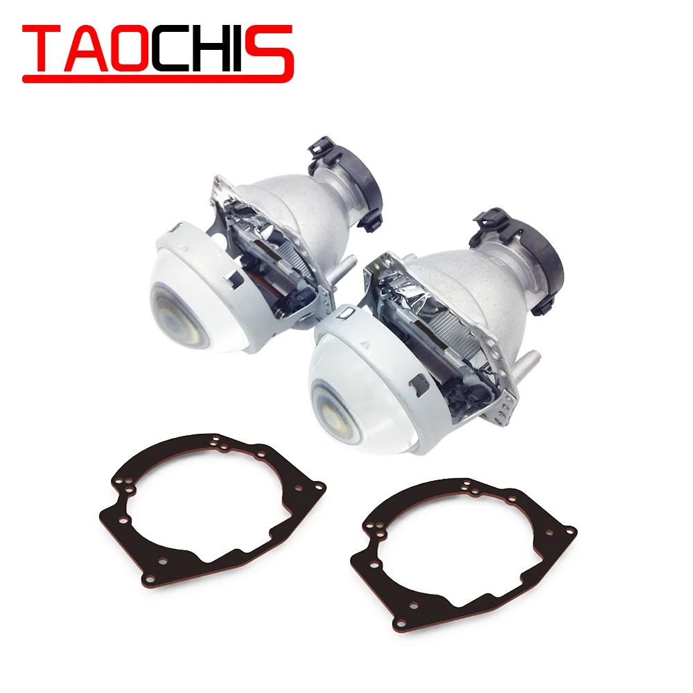 

TAOCHIS Car Styling frame adapter Hella 3r G5 Projector lens retrofit for HYUNDAI SOLARIS 2013 - 2015