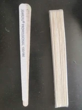 10 Uds. De limas de madera para uñas, 100/180 180/240 grises, bloque de amortiguación, limas profesionales para manicura y pedicura, herramientas de pulido