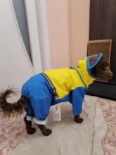 Jumpsuit Raincoat Pet-Cloak Teddy Waterproof-Jacket HOOPET Dogs Chihuahua for Small Cat