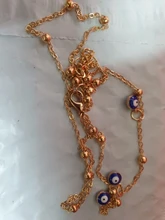 ZHINI-Pulseras de Metal para mujer, tobilleras de Color dorado, azul, ojo malvado, Hamsa, joyería turca, brazaletes bohemios para boda