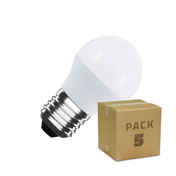 

Pack 5 led light bulbs e27 G45 5W