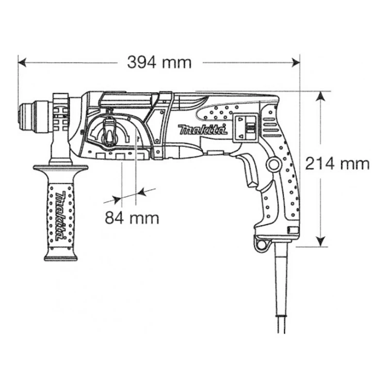 Hammer drill Makita HR2470 Hammer drill electric hole punch hydraulic punch press