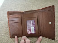 HH-cartera corta de piel auténtica de cocodrilo para mujer, cierre con cremallera, bolso pequeño de gran capacidad con Piel De Becerro de cocodrilo