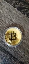 Moneda de Bitcoin coleccionable, recuerdo bañado en Oro creativo, gran regalo, colección de arte de monedas, Moneda conmemorativa de oro física, 1 Uds.