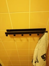 Hook Hardware-Accessories Toilet-Brush-Holder Towel-Rack Bathroom Aluminum Shelf Solid