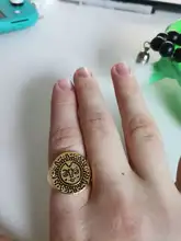 Anillo de sol Vintage para mujer, anillo Punk con cara de Sol para parejas, joyería gótica exagerada, anillo brillante Retro