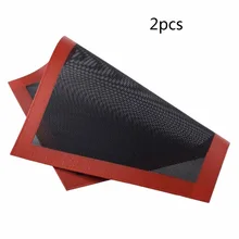 2pcs Non-Stick Pad Silicone Mat Oven Sheet Liner 40cm Kitchen Baking Tools For Cake Bread Macaroon Biscuit freeshipping