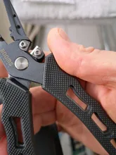 Booms Fishing-Alicates de pesca de acero inoxidable F07, cortadores de trenzas, crimpadora, removedor de anzuelos, herramienta de equipo de pesca resistente al agua salada