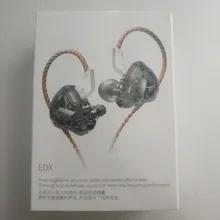 Earphones HIFI Ear-Monitor Bass-Earbuds Headset Kz Crystal Sport-Noise Kz Edx ED12 Cancelling