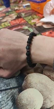 Pulsera de cuentas estilo tibetano para hombre, brazalete de abalorios, piedra de luna, diseño lava, buda, budista, chacras
