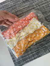 3 unids/lote/rayas/impresión de dibujos animados flor arco elástico diademas turbante para niños pequeños banda pelo bebé niña arcos accesorios para el cabello