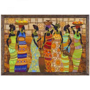 

Dk1038 set for embroidery with beads 'Nova sloboda' 'African Beauty', 76x50 cm