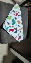 Pechera de algodón con estampado de animales para niños y niñas, babero de tela para eructar, bufanda para cuello de alimentación, accesorios para bebés, Uds.