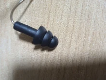 1 caja de PC lleno de confort de los tapones para los oídos de reducción de ruido de silicona suave tapones de oído soga de PVC tapones para los oídos de protección para la natación para dormir