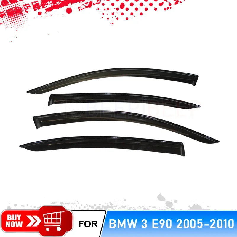 Wind window deflectors for BMW 3 Series E90 2005 2010 deflector sun