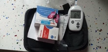 Accu-medidor de glucosa en sangre, tiras de prueba, equipo para medir la glucosa para diabéticos, monitor de azúcar en sangre, medidor para diabéticos, 50/100 Uds.