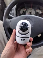 QZT-cámara IP de seguridad para el hogar, con visión nocturna Monitor de bebé, WiFi, CCTV, inalámbrica, interior, 360