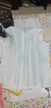 Camisetas ajustadas con manga de volantes para mujer, blusas ajustadas informales para oficina, blusa blanca Vogue para mujer 2020