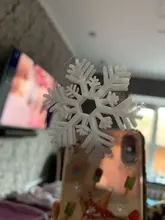 36pcs/lot White Snowflake Christmas Wall Stickers Glass Window Sticker Christmas Decorations