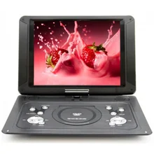 Портативный DVD плеер 15 Eplutus EP-1403T c цифровым тюнером DVB-T2(Черный