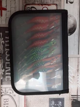 Cebo duro luminoso para Camarón, calamar conjunto plantillas 2,5/3,0/3,5 #, juego de Señuelo de Pesca de Mar, pulpo, sepia Artificial, pesca de invierno