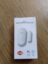 Sensor inteligente de apertura de puerta con Wifi para el hogar, sistema de alarma inalámbrico, detector de puerta, compatible con aplicación Alexa, Google home y Tuya