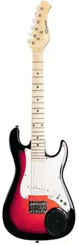 

E101rds electric guitar reduced, with built-in speaker, red sanberst, Caraya
