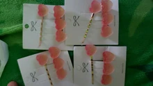 Hair-Clip Barrettes Heart Candy-Color Minimalist Sweet Girls Women Korea Lovely New 