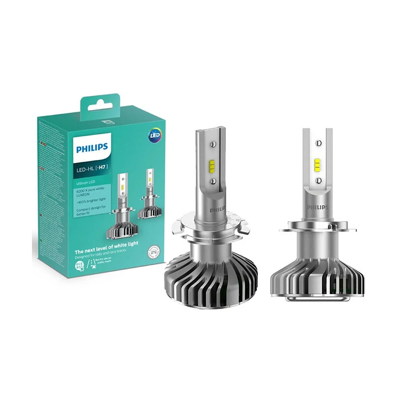 PHILIPS LED головное освещение 11972ULWX2 H7 Ultinon LED автомобиль Дальний свет Ближний свет освещение примерка